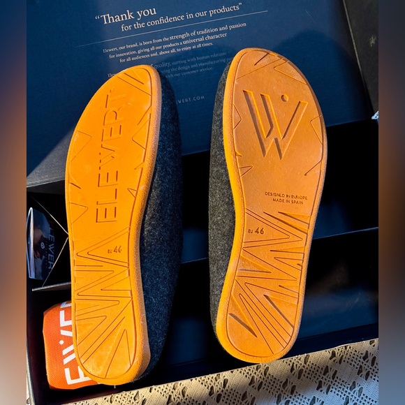 💥ELEWERT® Natural – Sheep Wool Mule Slippers💥 NWT - Picture 5 of 16